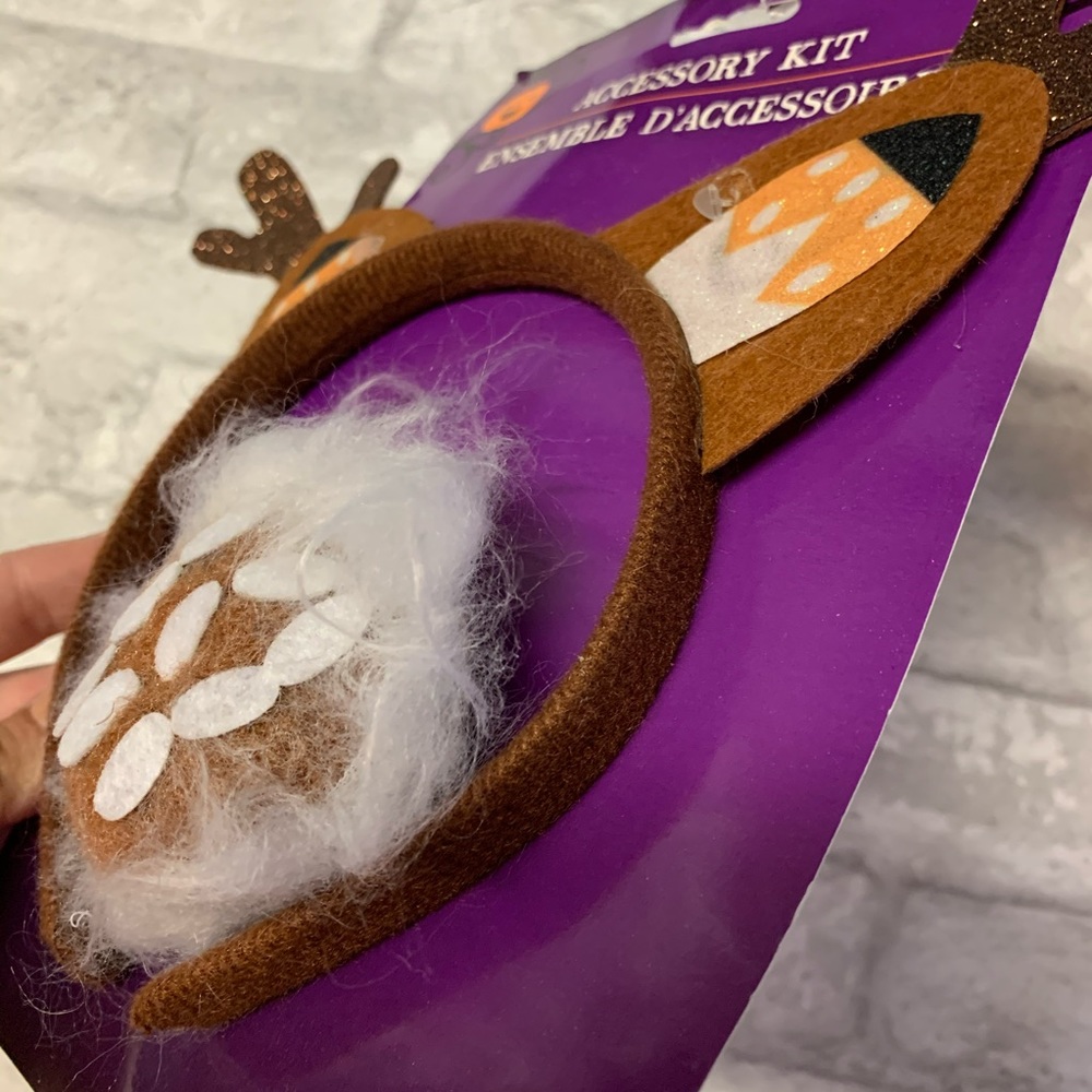 Deer costume accessories kit ears and tail set - Picture 4 of 6